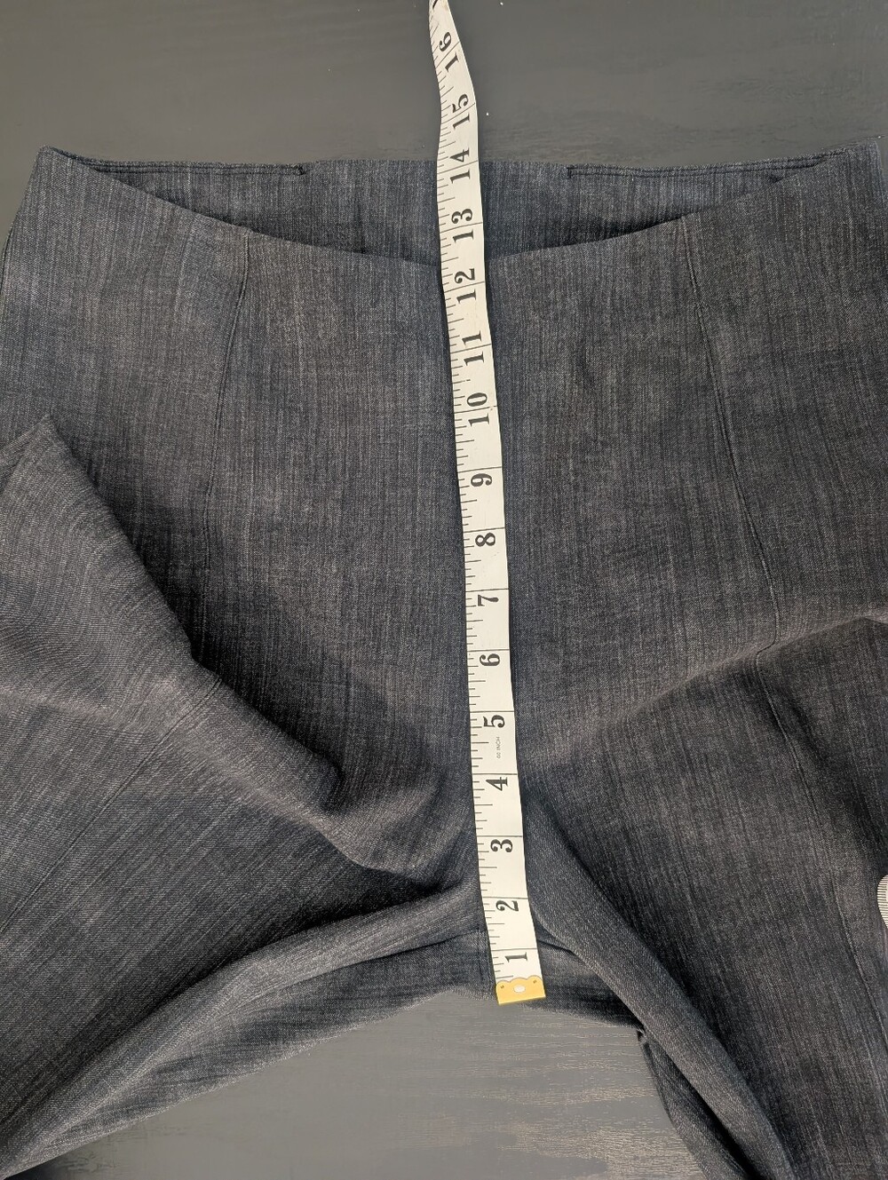 Lululemon Here to There High-Rise 7/8 Pant Trouser Crosshatch Texture Black  10 - Picture 9 of 10